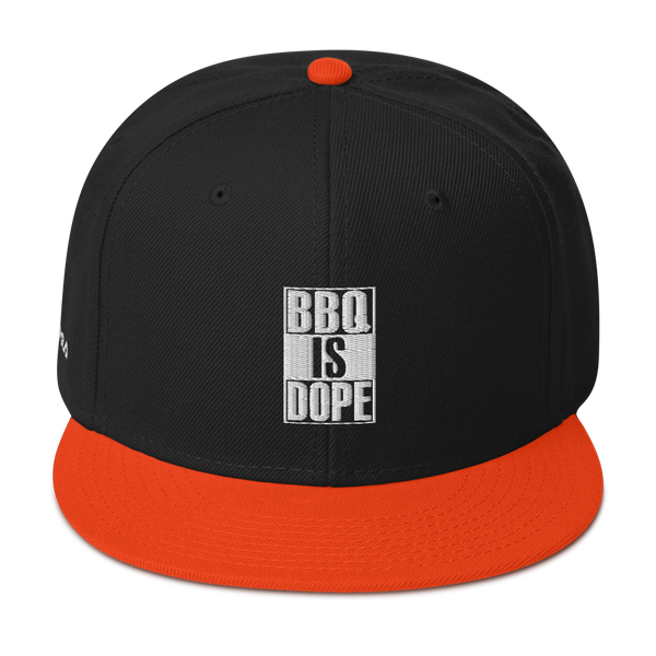 "BBQ IS DOPE" Multicolor - Snapback Hat