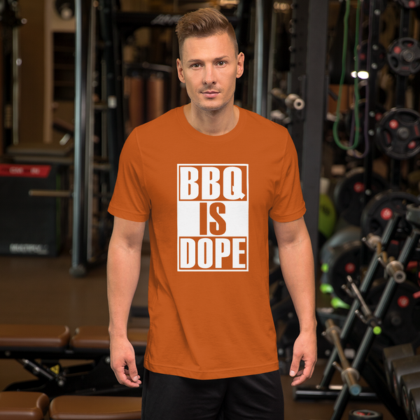 "BBQ IS DOPE" - Men's Premium T-Shirt by Bella + Canvas