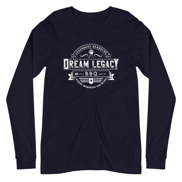 "Dream Legacy BBQ" - Men's Long Sleeve Tee by Bella + Canvas