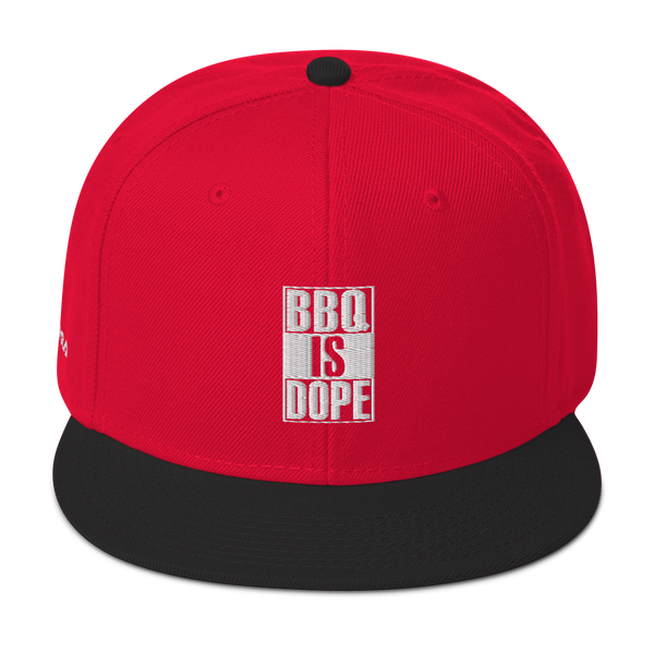 "BBQ IS DOPE" Multicolor - Snapback Hat