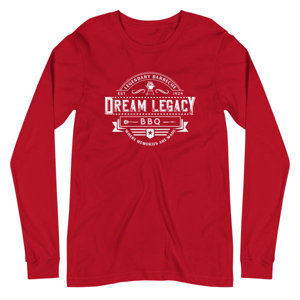 "Dream Legacy BBQ" - Men's Long Sleeve Tee by Bella + Canvas