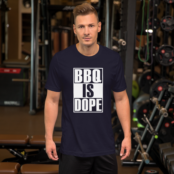 "BBQ IS DOPE" - Men's Premium T-Shirt by Bella + Canvas