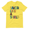 "Favor Like A Shield" - Men's Premium T-Shirt by Bella + Canvas