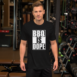 "BBQ IS DOPE" - Men's Premium T-Shirt by Bella + Canvas