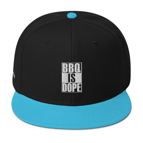 "BBQ IS DOPE" Multicolor - Snapback Hat