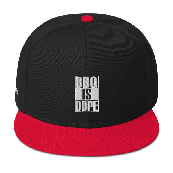 "BBQ IS DOPE" Multicolor - Snapback Hat