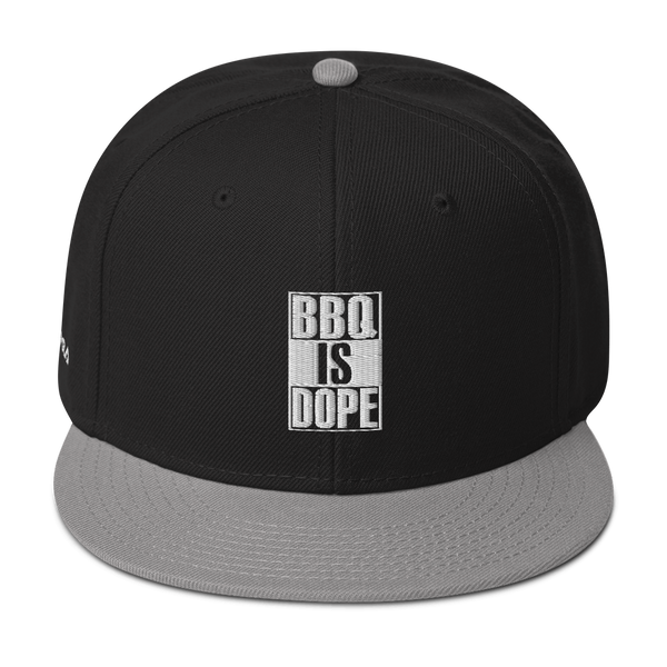 "BBQ IS DOPE" Multicolor - Snapback Hat