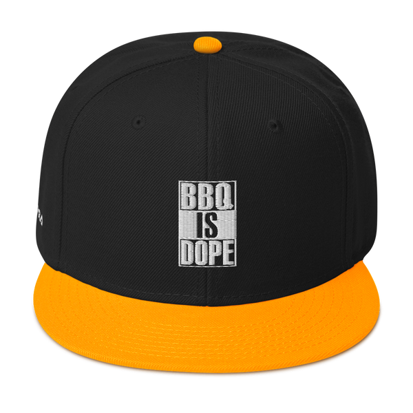 "BBQ IS DOPE" Multicolor - Snapback Hat