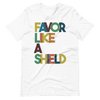 "Favor Like A Shield" - Men's Premium T-Shirt by Bella + Canvas