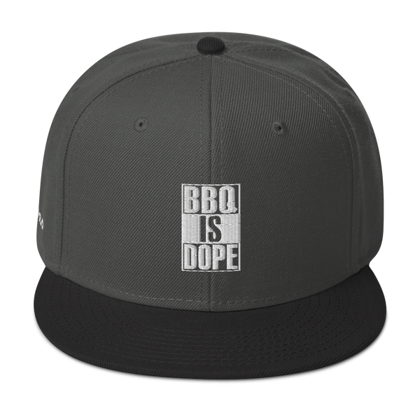"BBQ IS DOPE" Multicolor - Snapback Hat