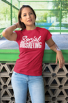 "Social Brisketing" - Limited Edition: Women's Fashion Fit T-Shirt by Anvil